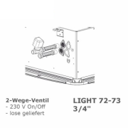 2 Wege Ventilbaugruppe 3/4", LIGHT 72-73, extern, lose